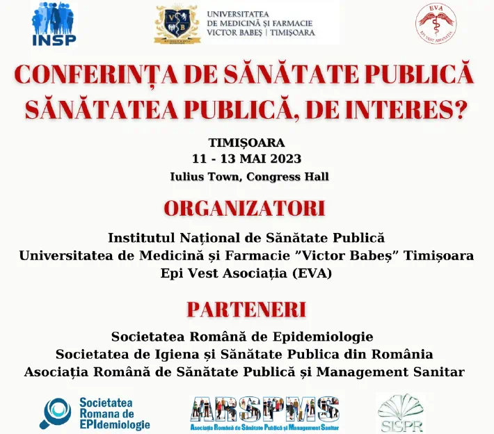 Conferința de Sănătate Publică, Timișoara – 2023