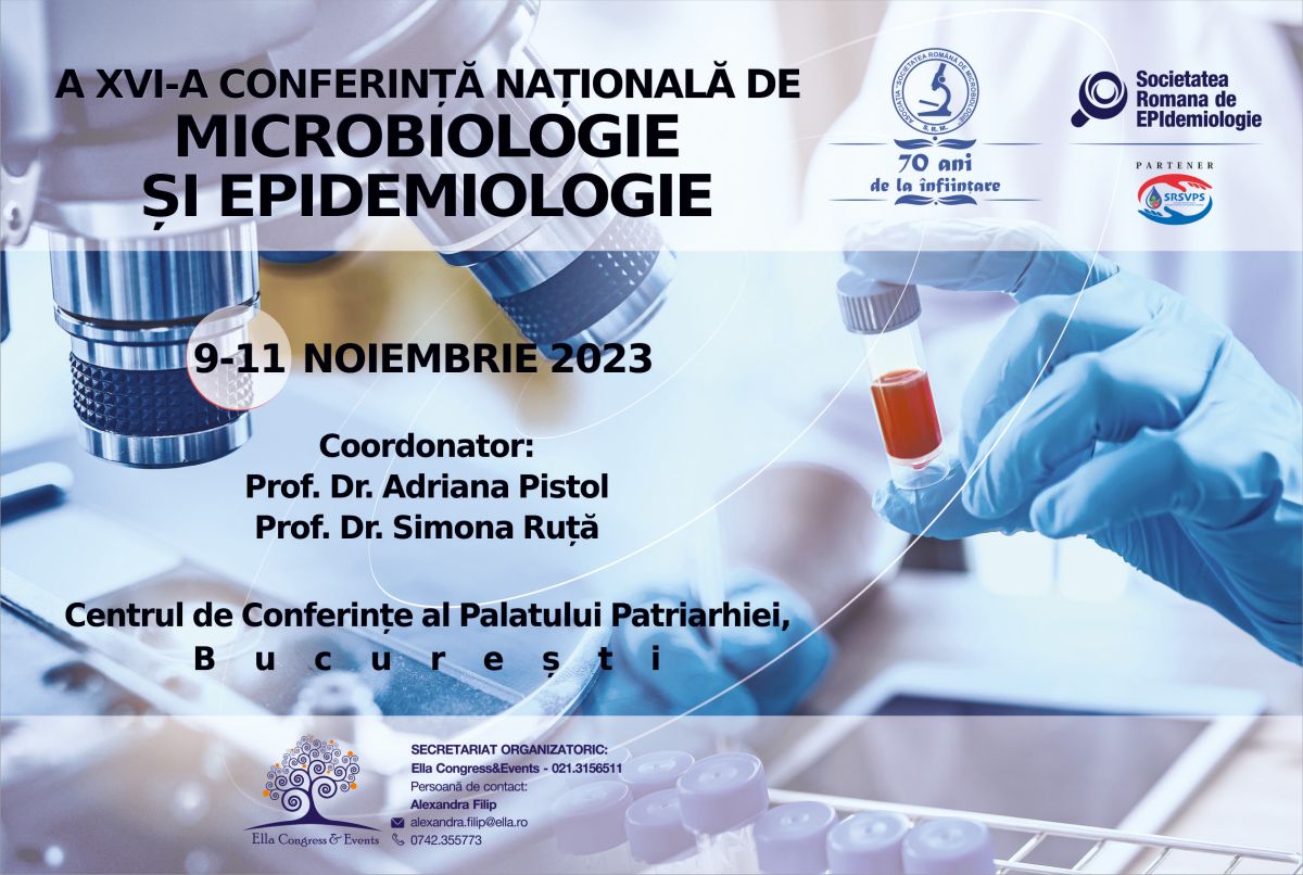 A XVI-a ediție a Conferinței Naționale de Microbiologie și Epidemiologie