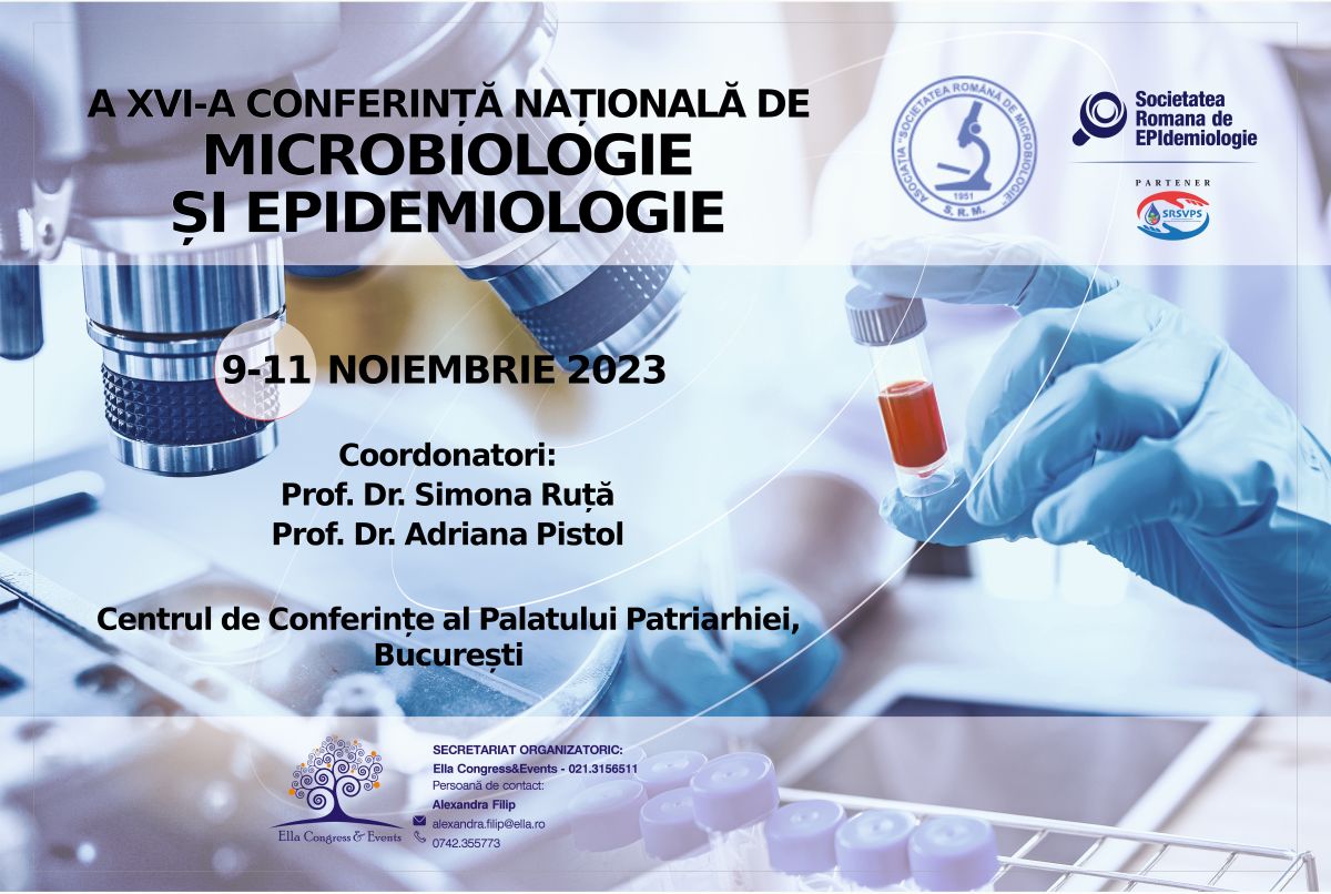 A XVI-a ediție a Conferinței Naționale de Microbiologie și Epidemiologie