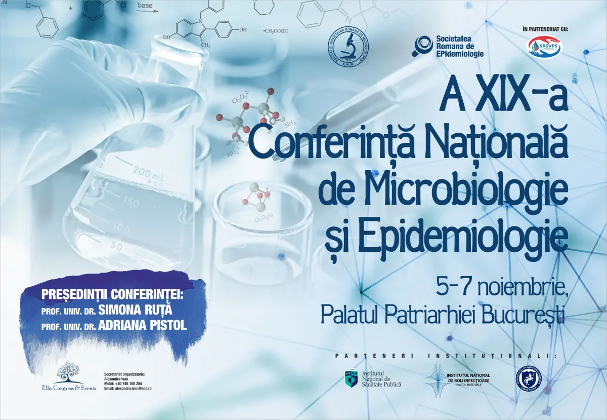 Invitație la A XIX-a Conferință Națională de Microbiologie și Epidemiologie